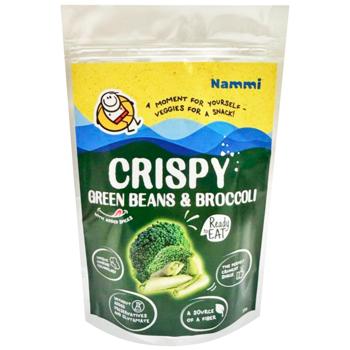 Nammi Broccoli and Green Beans Sublimated Snacks with Added Spices 25g