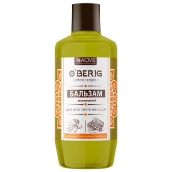 O'Berig Almond Milk with Honey Moisturizing Cream Balm 500ml - buy, prices for NOVUS - photo 1