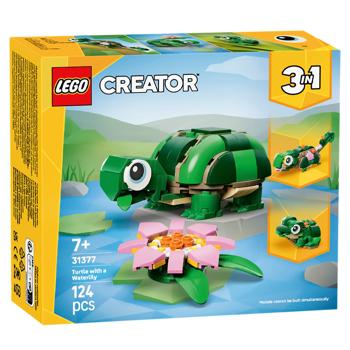 Конструктор Lego Creator Черепаха с цветком водяной лилии