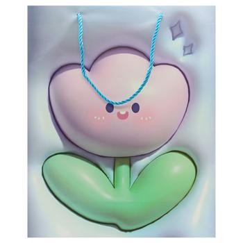 Flowers 3D 10331-55 Gift Bag 26х32х10cm - buy, prices for Chudo Market - photo 1
