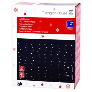 Tarrington House Multicolored Light Curtain 200LED 2x1.5m