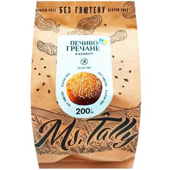 Печиво Мс Теллі 300г гречане в кунжуті без глютену - купити, ціни на Cупермаркет "Харків" - фото 1