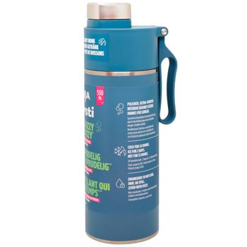 Термобутылка Ninja Thirsti 530мл голубой - купить, цены на WINETIME - фото 2