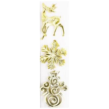 Прикраса-підвіска Chomik Олень, сніжинка, сніговик 7шт - купити, ціни на МегаМаркет - фото 1