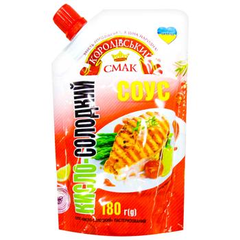 Соус Королівський Смак кисло-солодкий 180г - купити, ціни на NOVUS - фото 2