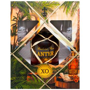 Planteray XO 20th Anniversary Rum 40% 0.7l + 2 Glasses - buy, prices for - photo 2