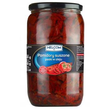 Helcom Смужки сушених томатів у олії 720 мл - купити, ціни на КОСМОС - фото 1