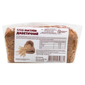 Formula Smaku Diabetic Rye Bread 300g - buy, prices for Auchan - photo 1