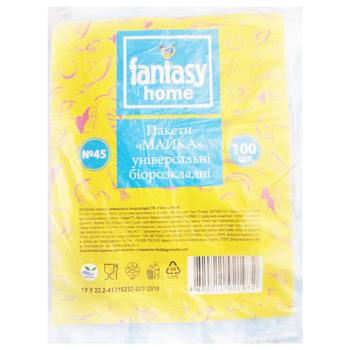 Пакет Fantasy Home №45 майка 240х450мм 100шт