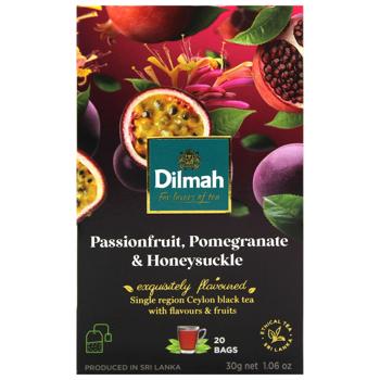 Dilmah Passion Fruit, Pomegranate and Honeysuckle Black Tea 1,5g*20pcs - buy, prices for MegaMarket - photo 3