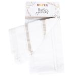 Biltex White Kitchen Towel Set 40x60cm