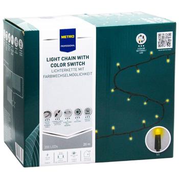 Гірлянда Metro Professional теплий білий/холодний білий 200LED - купити, ціни на - фото 3