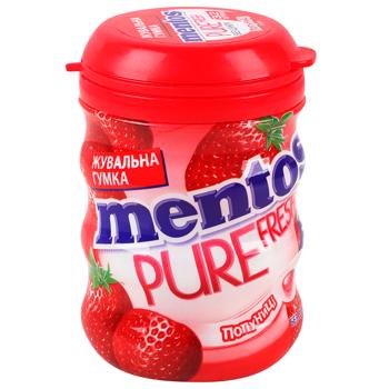 Mentos Pure Fresh Strawberry Chewing Gum 56g - buy, prices for Ideal - photo 1