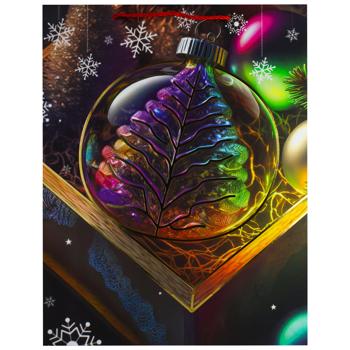 Пакет паперовий Angel Gifts Новорічний 31*40*12см - купити, ціни на МегаМаркет - фото 3