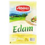 Albeniz Edam Cheese Sliced 45% 65g