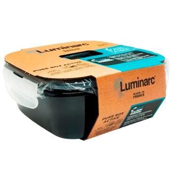 Контейнер Luminarc Pure Box Active Black квадратний 1220мл - купити, ціни на Восторг - фото 2