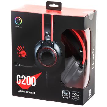 A4Tech Bloody G200 Black/Red Headphones with Microphone - buy, prices for Auchan - photo 1