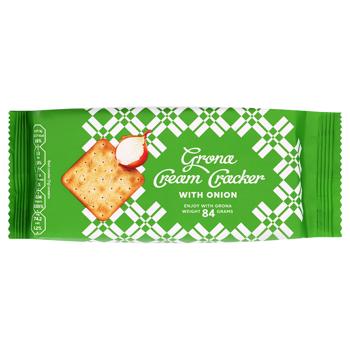 Grona Cream Cracker with Onion 84g - buy, prices for Epicentr FOOD - photo 1