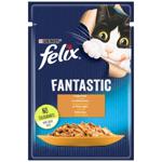 Felix Fantastic Wet Food with Turkey for Adult Cats 85g
