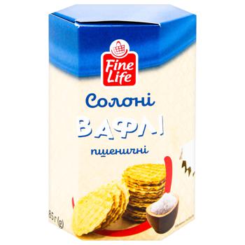 Вафлі Fine Life солоні пшеничні 85г - купити, ціни на - фото 1