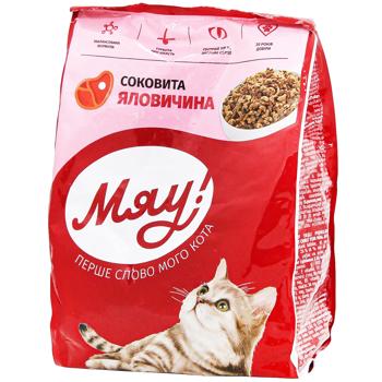 Корм сухий Мяу! з телятиною для дорослих котів 300г - купити, ціни на - фото 2