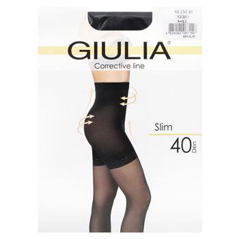 Giulia Slim 40 Den Nero Women's Tights Size 5 - buy, prices for NOVUS - photo 1