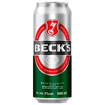 Пиво Beck's світле 5% 0,5л - купити, ціни на - фото 1