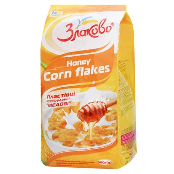 Zlakovo Glazed Honey Corn Flakes Dry Breakfast 300g
