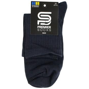 Носки Premier Socks мужские средние однотонные р.25, 27, 29 черный/графит - купить, цены на - фото 3