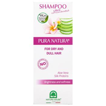 Natura House for Dry and Dull Hair Shampoo with Aloe and Silk Proteins 250ml - buy, prices for ULTRAMARKET - photo 2