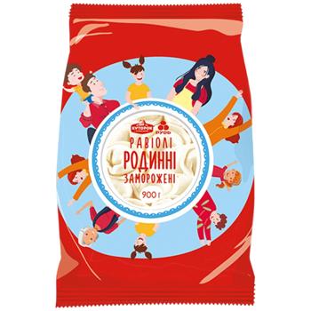 Равіолі Рудь Родинні заморожені 900г - купити, ціни на ЕКО Маркет - фото 1