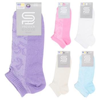 Шкарпетки Premier Socks жіночі короткі ажурні р.23-25 в асортименті - купити, ціни на ЕКО Маркет - фото 1