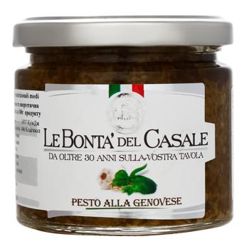 Соус песто Le Bonta'del Casale Pesto Alla Genovese 212мл - купить, цены на Восторг - фото 1