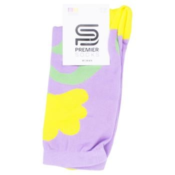 Носки Premier Socks женские высокие Весенние цветы р.23-25 - купить, цены на ЕКО Маркет - фото 1