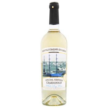 Frantsuzkyy Bulvar Chardonnay White Dry Wine 10-13% 0.75l - buy, prices for Auchan - photo 1