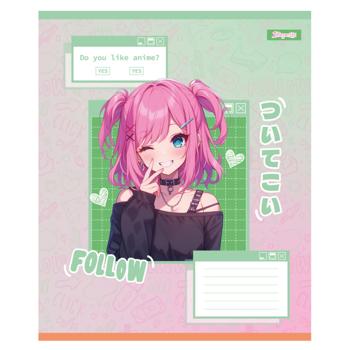 Зошит 1 Вересня Follow Anime клітинка А5 18 аркушів - купити, ціни на NOVUS - фото 2