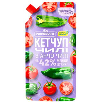 Кетчуп Pripravka Чили с анчо чили 400г - купить, цены на Чудо Маркет - фото 1