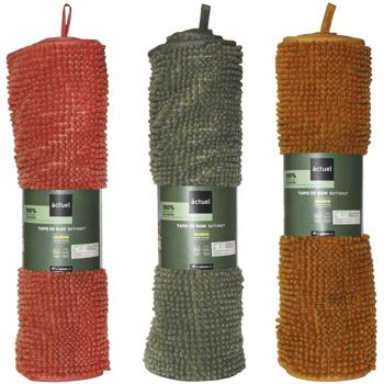 Actuel Chenille Bath Mat 50x120cm in assortment