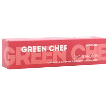 Green Chef Smart Protein Bar with Peanuts and Chocolate 40g - buy, prices for - photo 3