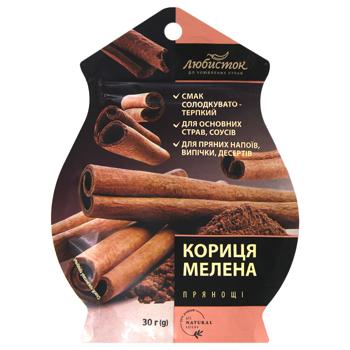 Приправа Любисток Корица молотая 30г - купить, цены на Эпицентр FOOD - фото 1