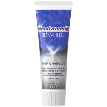 Blend-a-Med 3D White Toothpaste with Charcoal 75ml - buy, prices for COSMOS - photo 3