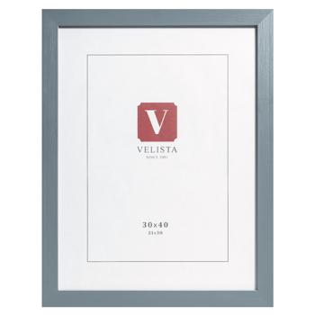 Рамка Velista 26В-011-77v деревинна 30х40см сірий