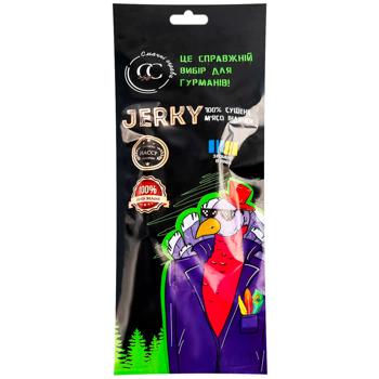 Снек Вкусные Дела Jerky индейка сыроватая высший сорт - купить, цены на Cупермаркет "Харьков" - фото 1