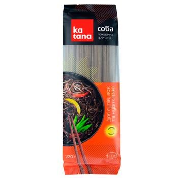 Katana Soba Buckwheat Pasta 220g - buy, prices for ULTRAMARKET - photo 1