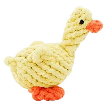 Іграшка для собак Pet Fun Качка канатна 12х8 см - купити, ціни на MasterZoo - фото 1
