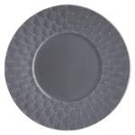 Тарілка Ambition Glamour десертна рельєфна сіра 20,5см
