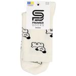 Носки Premier Socks женские классические Песики р.23-25 молочный