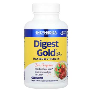 Травні ферменти Enzymedica Digest Gold з ATPro 240 капсул - купити, ціни на Біотус - фото 1
