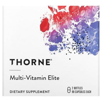 Thorne Research Multi-Vitamin Elite Multivitamin 2 jars of 90 capsules - buy, prices for Biotus - photo 2