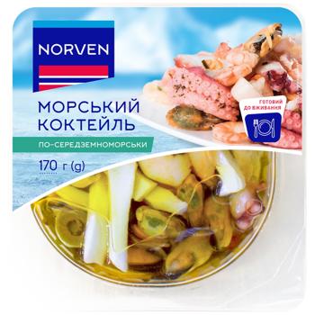 Морський коктейль Norven по-середземноморськи 170г - купити, ціни на - фото 1